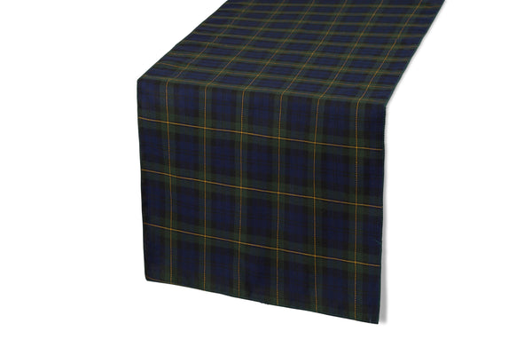 Evergreen Tartan Table Runner