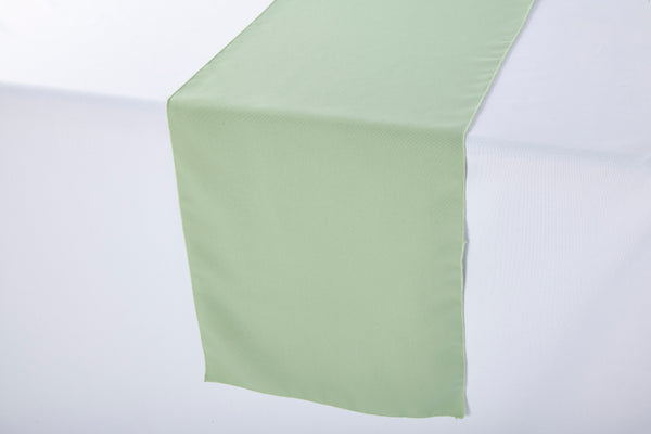 Sage Polyester Table Runner
