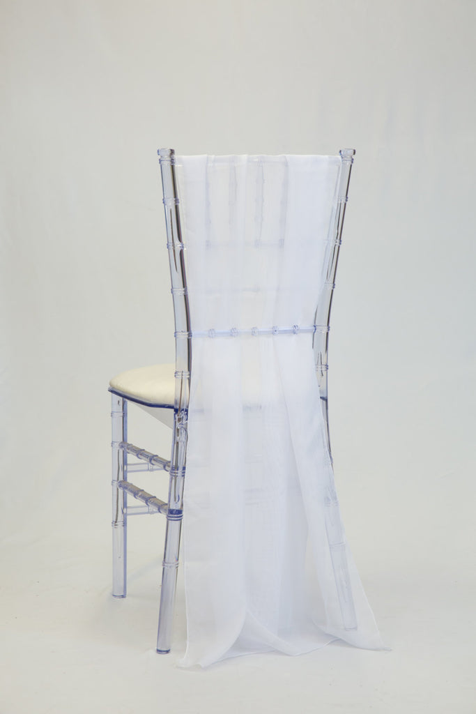 Chiffon Chiavari Chair Sash Set of 6 Sashes – Zhen Linen