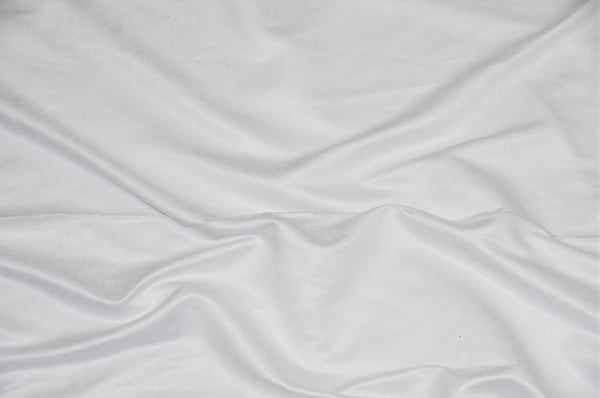 White Suede Fabric | Fabric by the yard 60" Wide