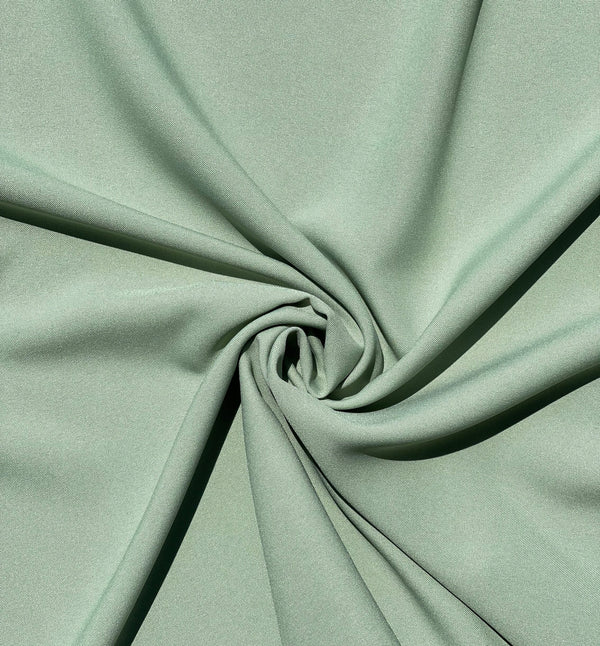 SAGE POLYESTER SEAMLESS FABRIC 58"/60" WIDE | POLYPOPLIN FABRIC SOLD BY THE YARD
